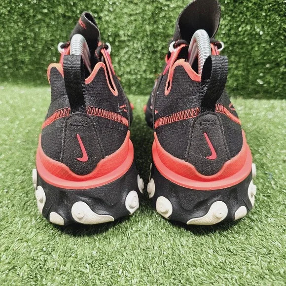Nike React Element 55 Script Swoosh Athletic Sneakers CK9285-001 Mens Size 9 - Picture 4 of 8